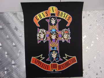 GUNS ‘N’ ROSES   Appetite For Destruction  Official Screen/Print (heavy metal)  U.S.A   RACK017