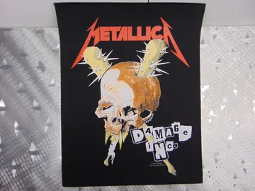 METALLICA…   Damage Inc.     Official Screen/Print Backpatch  (thrash metal)   U.S.A   MAY06
