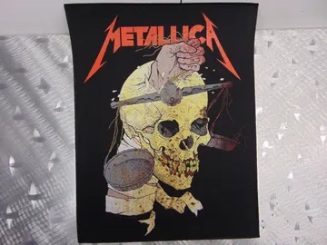 METALLICA…  Harvester Of Sorrow   Official Screen/Print Backpatch  (thrash metal)   U.S.A   MAY02