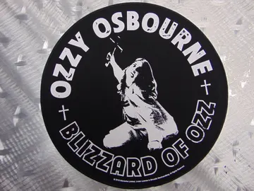 OZZY OSBOURNE Blizzard Of Ozz     Official Screen/Print Backpatch  (heavy metal)   U.K    MAY25