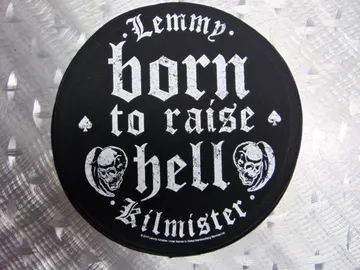 MOTORHEAD…  Born to Raise Hell    Official Screen/Print Backpatch  (nwobhm)   U.K   RACK095