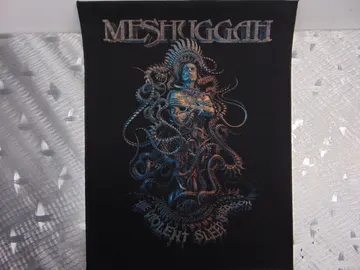 MESHUGGAH…  The Violent Sleep Of Reason Official Screen/Print Backpatch  (brutal death)   Sweden   MAY38