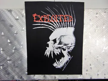 THE EXPLOITED …”The Exploited” Official Scree/Print Backpatch  (punk rock)   U.K   (RACK107)