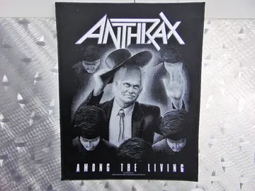 ANTHRAX Among The Living  Official Screen/Print  (thrash metal)   U.S.A   RACK108