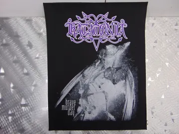 KATATONIA…   Brave Murder Day    Official Screen/Print Backpatch  (doom black)  Sweden   MAY35