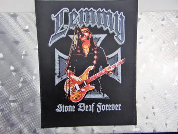 MOTORHEAD Lemmy Stone Deaf Forever Official Screen/Print Backpatch  (nwobhm)   U.K   RACK105