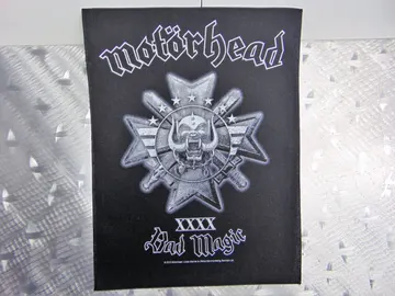 MOTORHEAD  Bad Magic   Official Screen/Print Backpatch  (nwobhm)   U.K   RACK110)