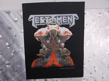 TESTAMENT Brotherhood of the Snake Official Screen/Print Backpatch  (thrash metal)   U.S.A   RACK119