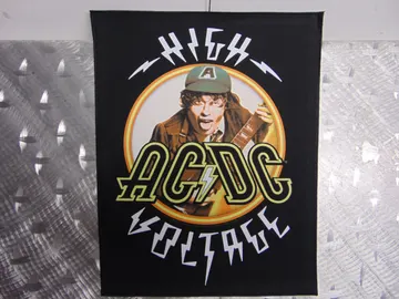 AC/DC…  High Voltage Official Screen/Print Backpatch  (hard rock)   Australia   RACK094