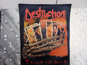 DESTRUCTION  Textile Backpatch  (thrash metal)   Germany   66610