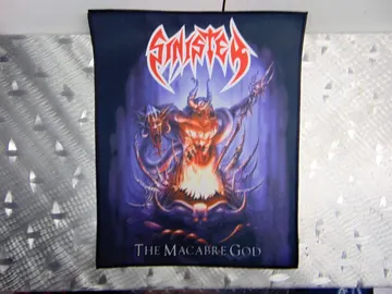 SINISTER  Textile Backpatch  (death metal)   Netherlands   66610