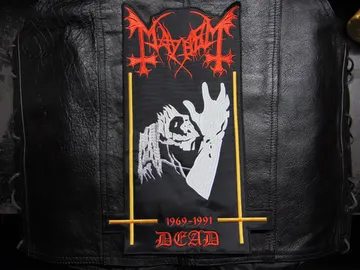 MAYHEM   Embroidered Backpatch    (black metal)   Norway   416