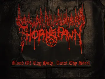 THORNSPAWN   Embroidered Backpatch  (black metal)  U.S.A   053