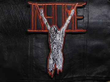 INHUME…  Embroidered Backpatch  (death grind)   Netherlands   681