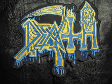 DEATH…  Embroidered Backpatch   (thrash death)   U.S.A   576
