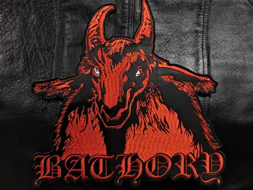 BATHORY…   Embroidered Backpatch   (epic black)     Sweden   020