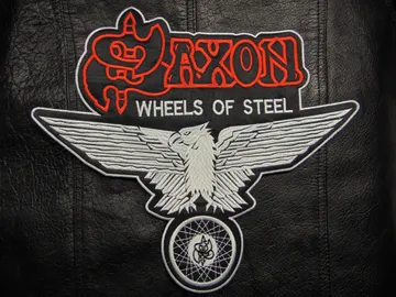 SAXON…  Embroidered Backpatch   (nwobhm)   U.K   116