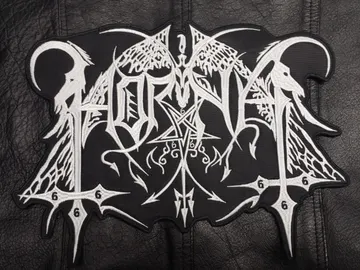 HORNA…  Embroidered Backpatch  (black metal)    Finland   438