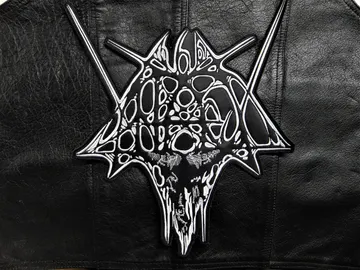 ANTAEUS…   Embroidered Backpatch  (black death)     France   428