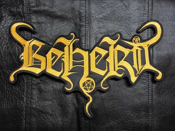 BEHERIT…  Embroidered Backpatch   (black metal)   Finland   324
