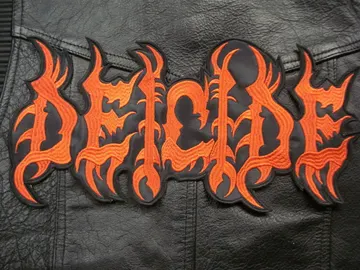 DEICIDE  Embroidered Backpatch  (black death)   U.S.A   630
