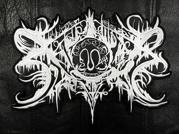 XASTHUR…  Embroidered Backpatch  (black metal)   U.S.A   698