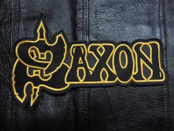 SAXON…  Embroidered Backpatch  (nwobhm)   U.K   436