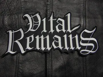 VITAL REMAINS  Embroidered Backpatch   (death metal)  U.S.A   029