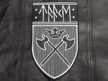 TAAKE  Embroidered Backpatch  (black metal)    Norway   013