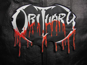 OBITUARY…   Embroidered Backpatch  (death thrash)   U.S.A   262