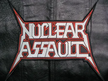 NUCLEAR ASSAULT…  Embroidered Backpatch   (thrash metal)    U.S.A   254