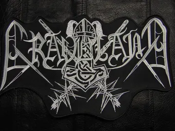 GRAVELAND…  Embroidered Backpatch  (pagan black)  Poland   350