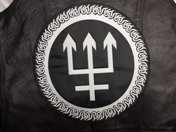 WATAIN…  Embroidered Backpatch   (black metal)    Sweden   611