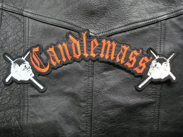 CANDLEMASS…  Embroidered Backpatch  (doom metal)  Sweden   553