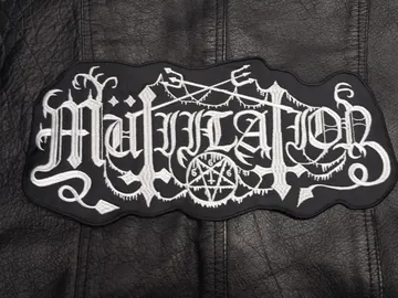 MUTIILATION…  Embroidered Backpatch   (black metal)  France   552