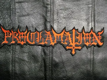 PROCLAMATION…   Embroidered Backpatch  (war metal)  Spain   239