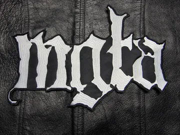 MGLA  Embroidered Backpatch  (black metal)    Poland   586
