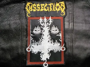 DISSECTION…  Embroidered Backpatch   (melodic black)    Sweden   292