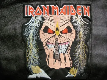 IRON MAIDEN  Embroidered Backpatch  (nwobhm)    U.K   249