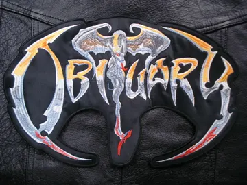 OBITUARY…  Embroidered Backpatch  (death thrash)    U.S.A   456