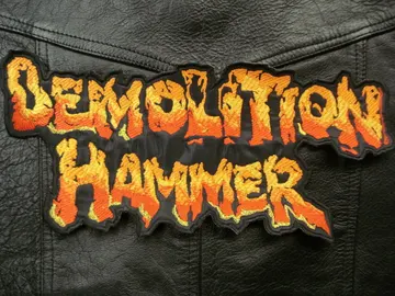 DEMOLITION HAMMER…  Embroidered Backpatch   (thrash metal)  U.S.A   577