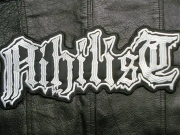 NIHILIST  Embroidered Backpatch  (death metal)   Sweden   332