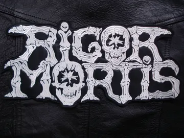 RIGOR MORTIS  Embroidered Backpatch  (thrash metal)   U.S.A   599