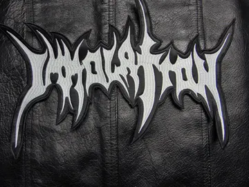 IMMOLATION…  Embroidered Backpatch  (death metal)  U.S.A   344