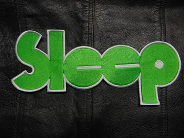 SLEEP…  Embroidered Backpatch  (stoner doom)   U.S.A   048