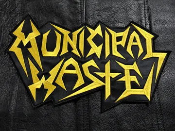 MUNICIPAL WASTE…  Embroidered Backpatch   (crossover)   U.S.A   644