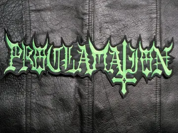 PROCLAMATION…   Embroidered Backpatch  (black metal)   Spain   303