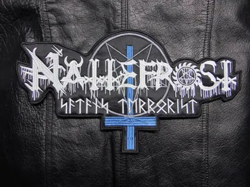 NATTEFROST  Embroidered Backpatch  (black metal)   Norway   076