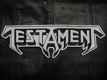 TESTAMENT…  Embroidered Backpatch  (thrash metal)   U.S.A   668