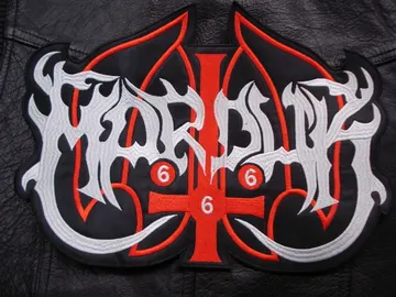 MARDUK…  Embroidered Backpatch  (black metal)  Sweden   587
